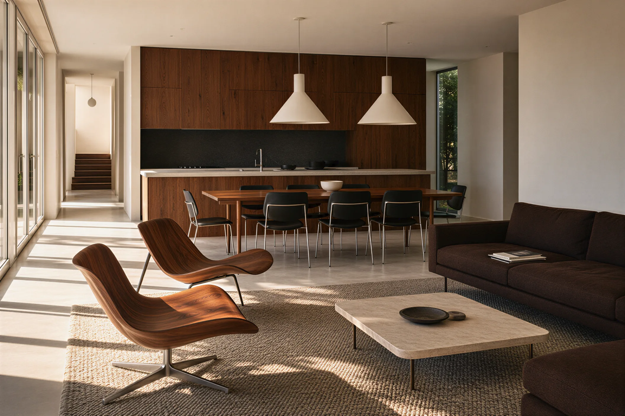 Mid-Century Modern editorial study showing form and proportion